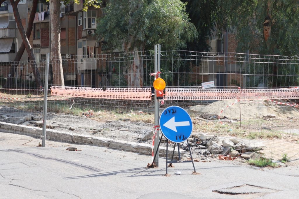 pista ciclabile viale Aldo Moro