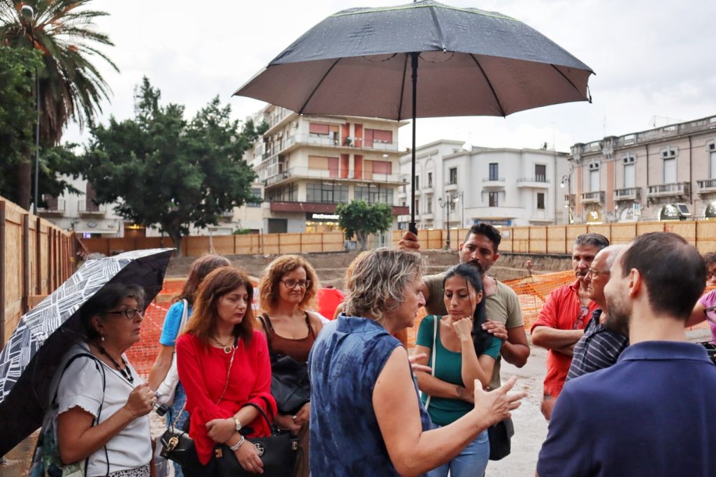 scavi piazza garibaldi reggio
