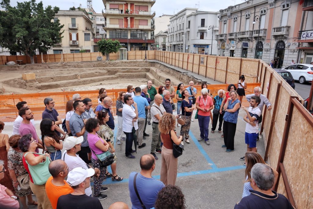 scavi piazza garibaldi reggio