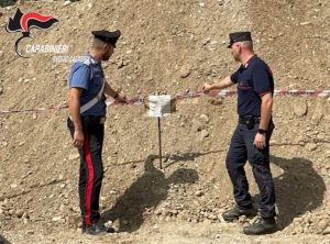sventano ingente furto di inerti