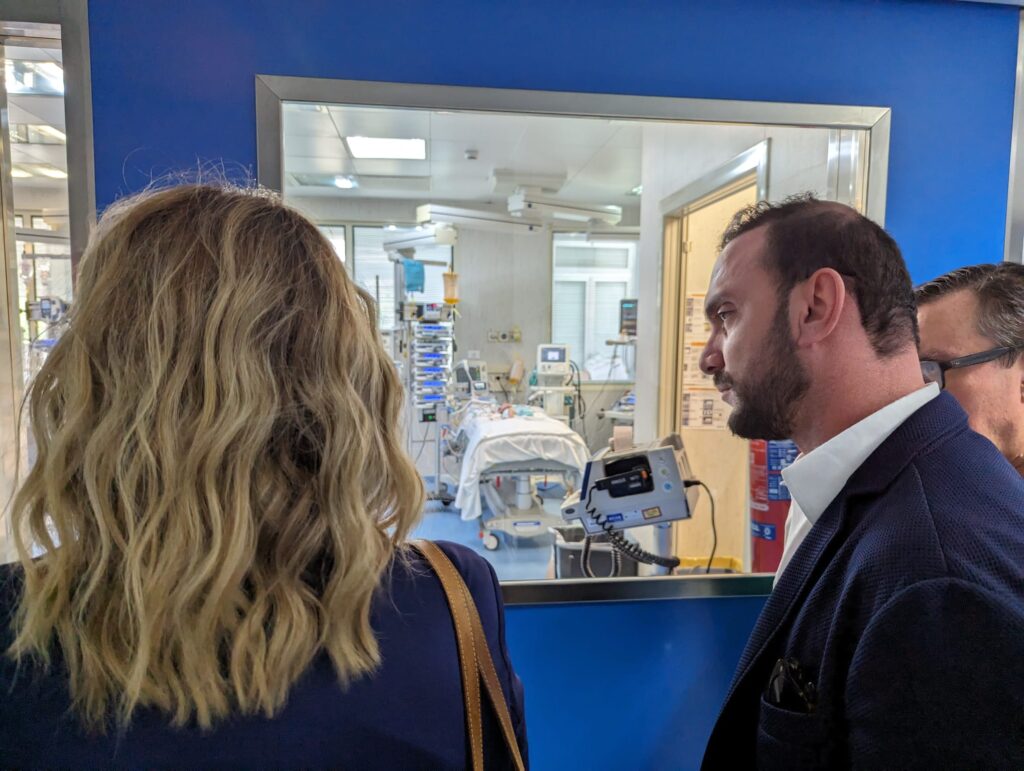 Dafne Musolino in visita Centro di Cardiochirurgia Pediatrica