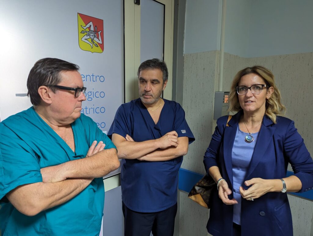 Dafne Musolino in visita Centro di Cardiochirurgia Pediatrica