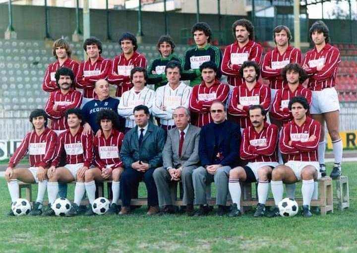 Reggina con Peppe Scevola anni '80