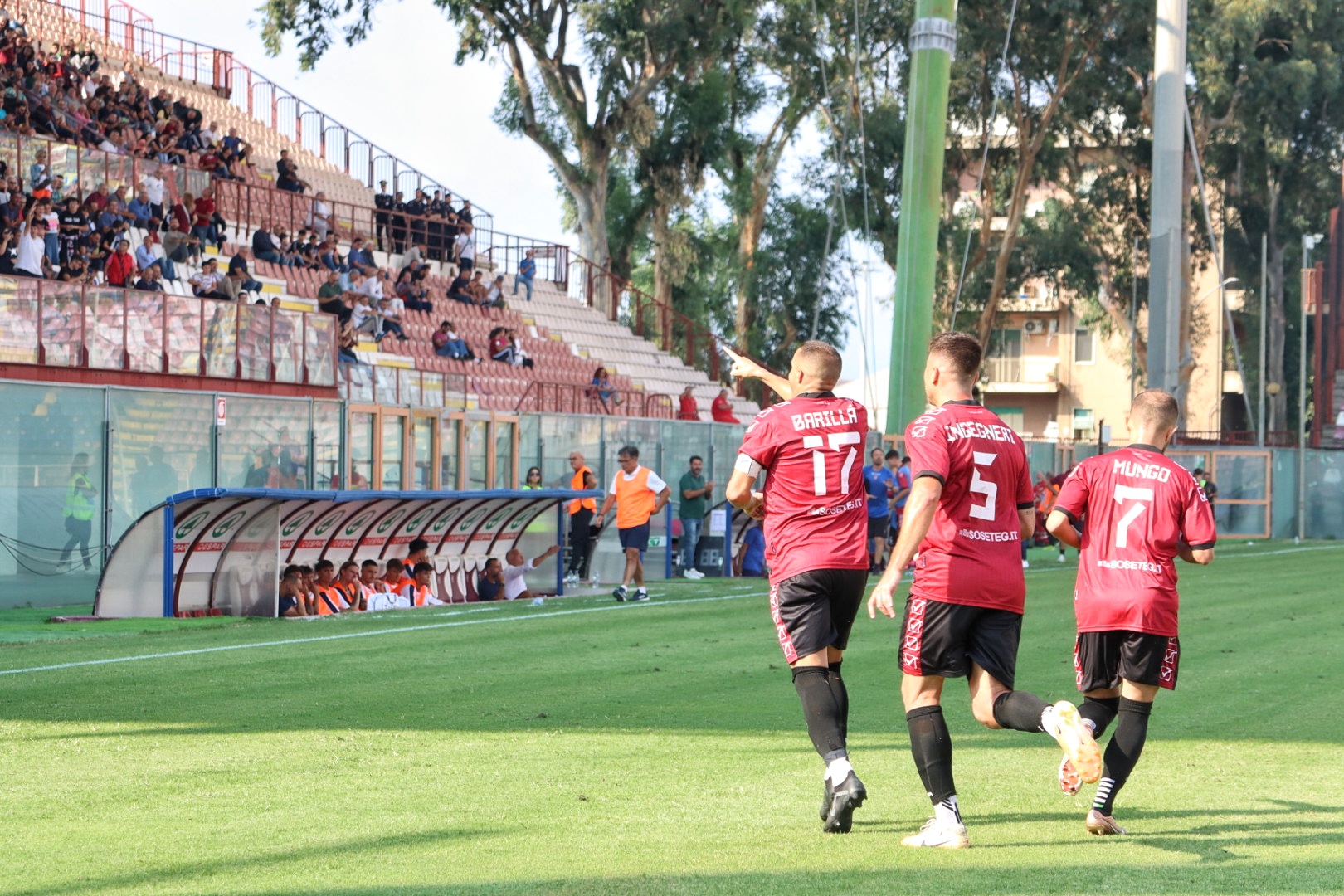 Reggina Fenice-Licata gol rigore Barillà esultanza