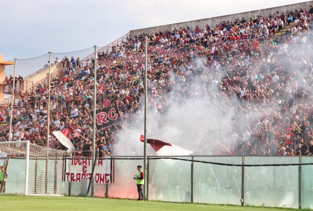 Reggina Fenice-Licata Curva Sud tifosi