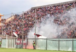 Reggina Fenice-Licata Curva Sud tifosi