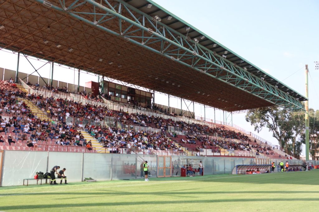 Reggina Fenice-Licata Tribuna coperta tifosi