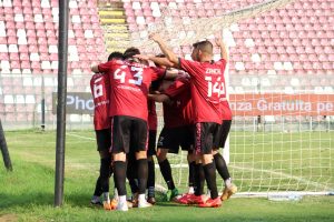 Reggina Fenice-Licata gol Marras esultanza