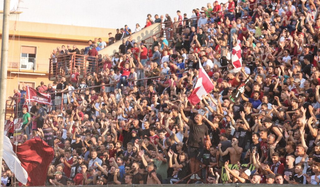 Reggina Fenice-Licata Curva Sud tifosi
