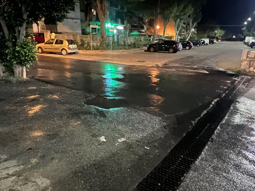 Reggio Calabria perdita d'acqua Pellaro