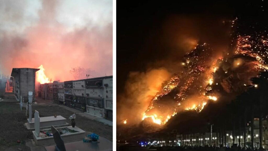 incendi bagnara calabra