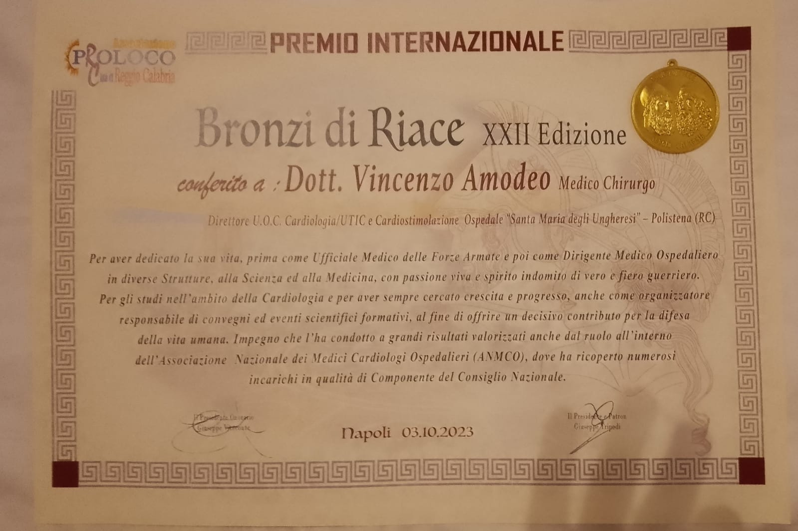 premio amodeo