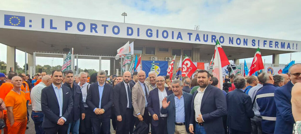manifestazione porto gioia tauro