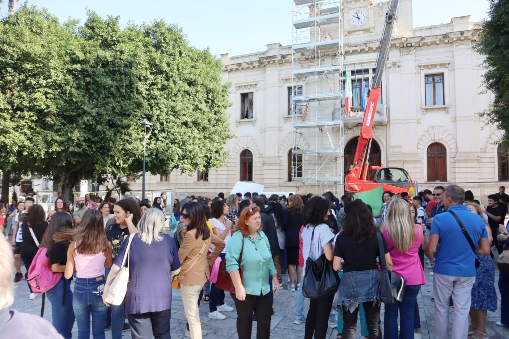 proteste genitori piazza Italia