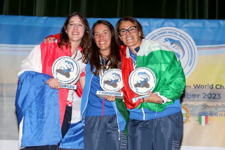 30° campionato Mondiale di Surf Casting Femminile podio gara individuale