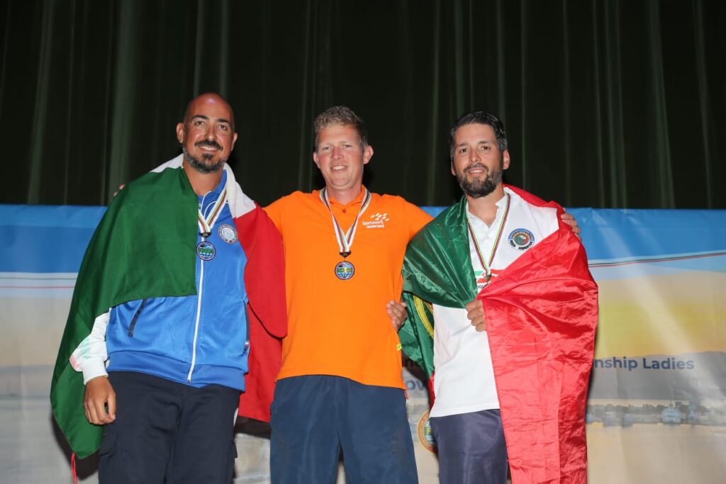39° Campionato Mondiale di Surf Casting Maschile podio individuale