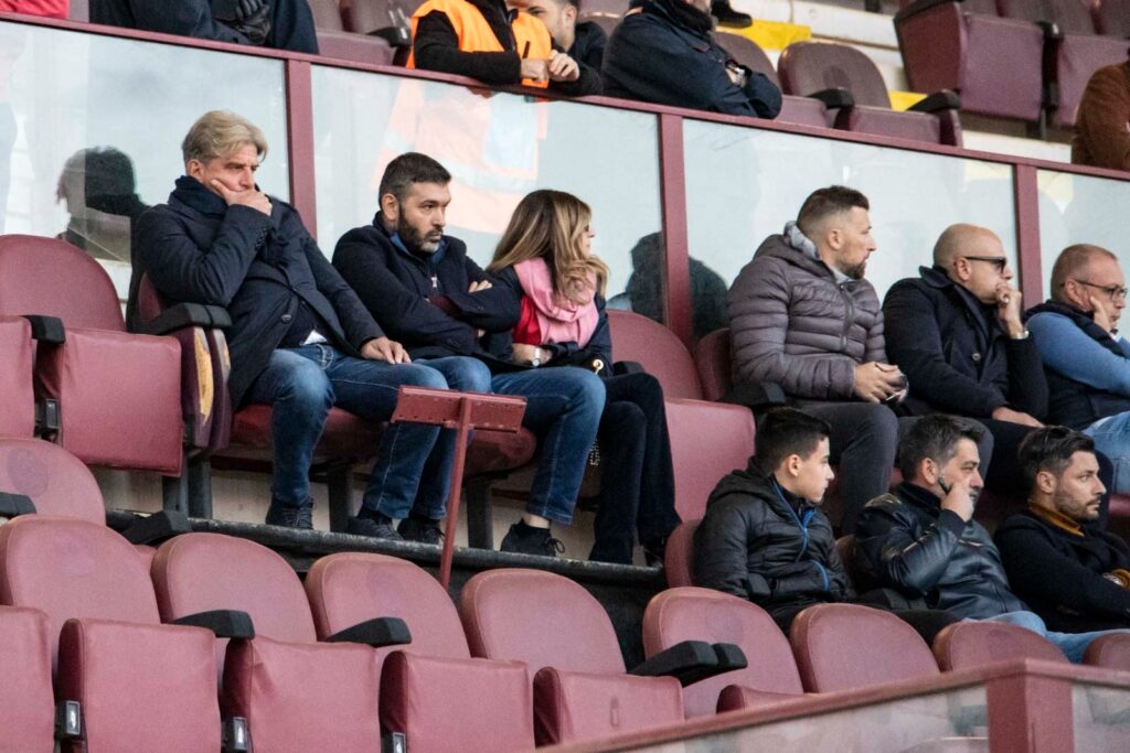 Bonanno Minniti Brunetti Praticò e Versace Tribuna coperta Reggina Fenice-Casalnuovo