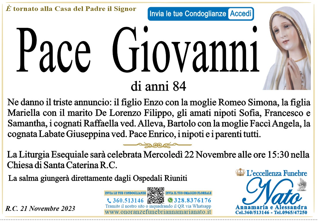 GIOVANNI PACE