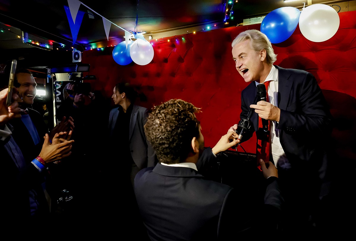 Wilders esulta, ‘il mio partito è primo in Olanda’
