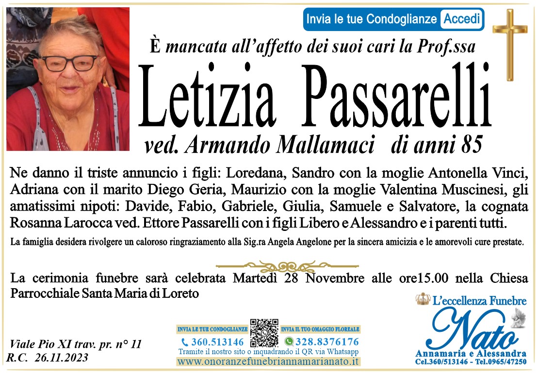 PASSARELLI LETIZIA