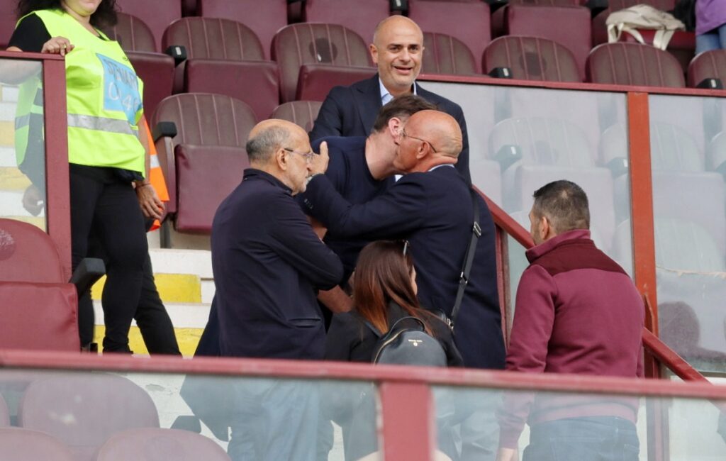 Reggina Fenice Amaranto-Trapani Taibi con Giuseppe Praticò, Ballarino e Presidente Virgilio Minniti