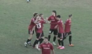 esultanza fenice al gol in casa dell'akragas