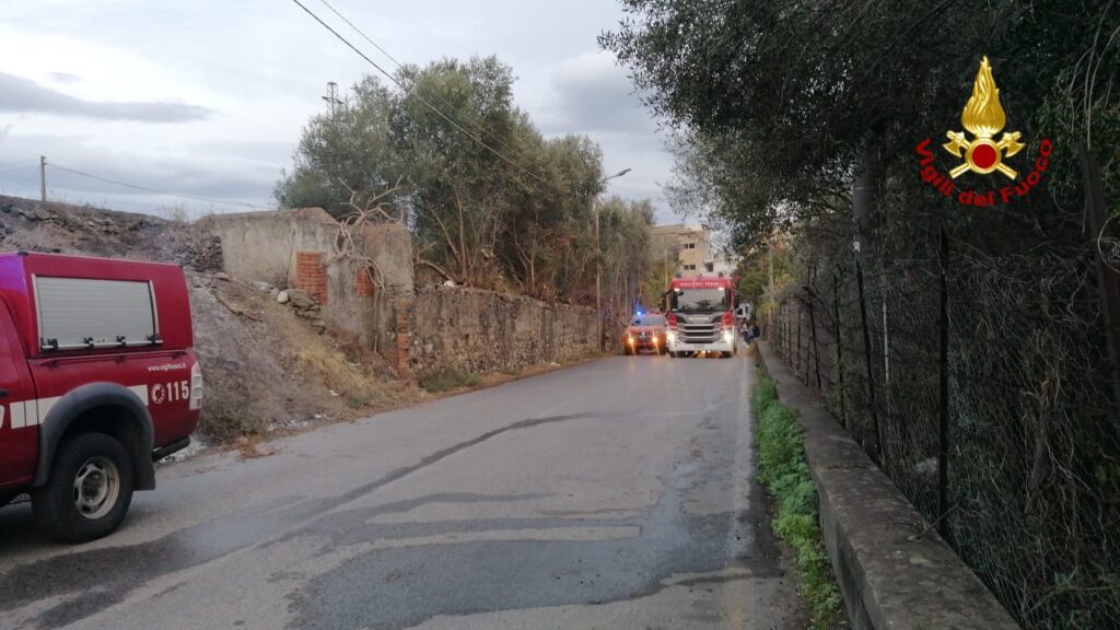 incendio messina