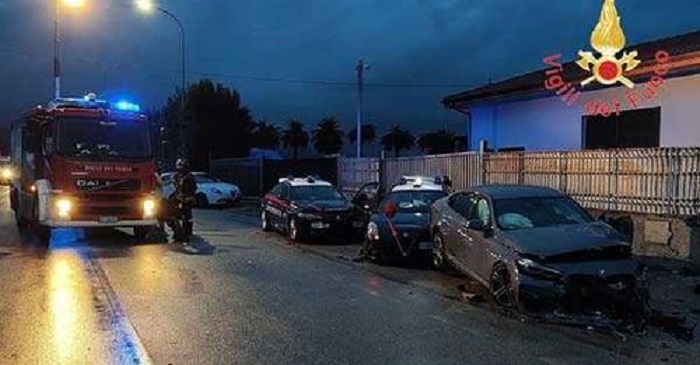 incidente lamezia carabinier