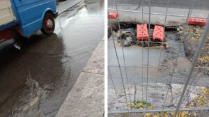 reggio calabria perdita d'acqua via roma