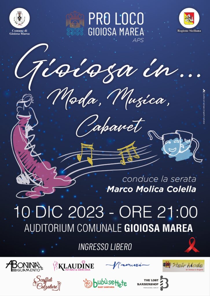 “Gioiosa in… moda, musica e cabaret”: gli eventi di domenica 10 dic… “Gioiosa in… moda, musica e cabaret”: gli eventi di domenica 10 dic…