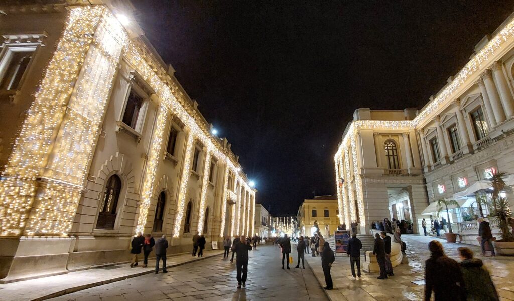 Luminarie natale reggio calabria 2023