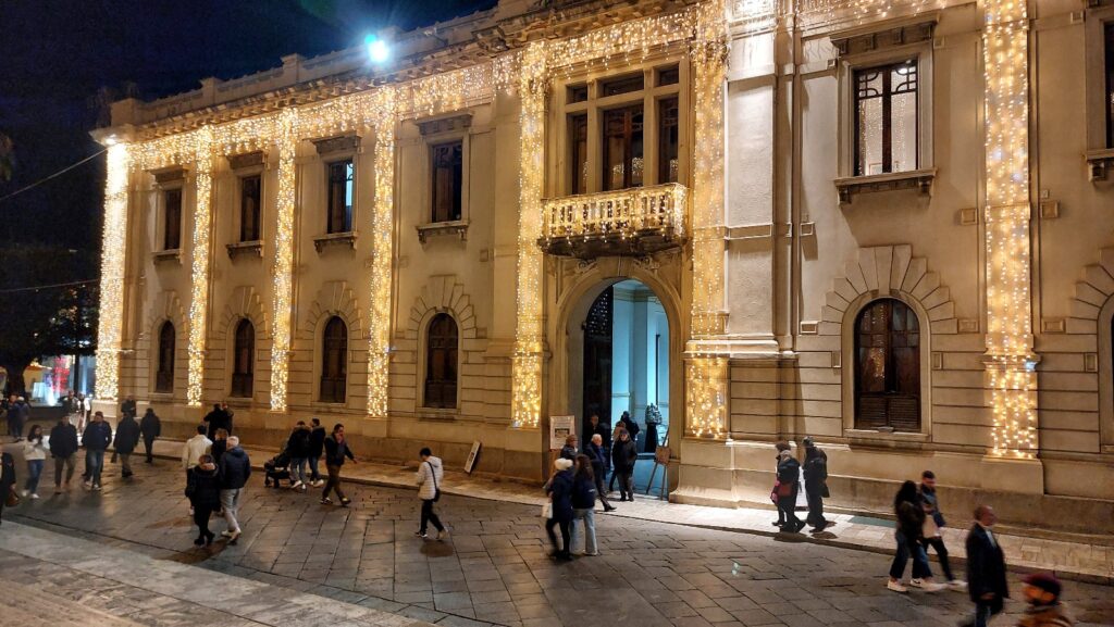 Luminarie natale reggio calabria 2023