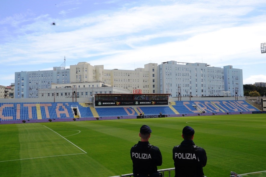 Polizia stadio Scida Crotone