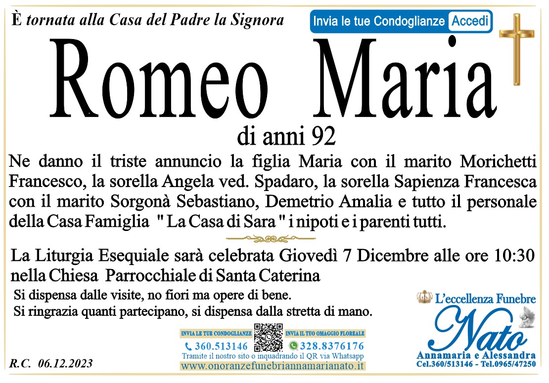 ROMEO MARIA