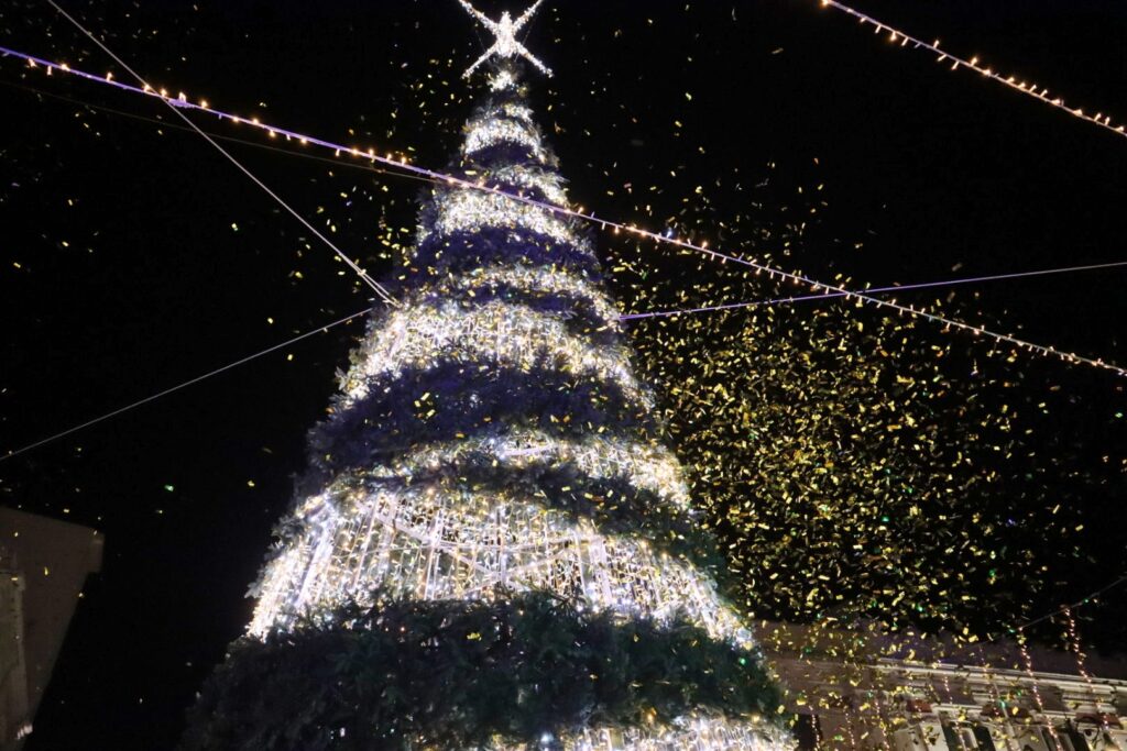accensione albero natale reggio 2023
