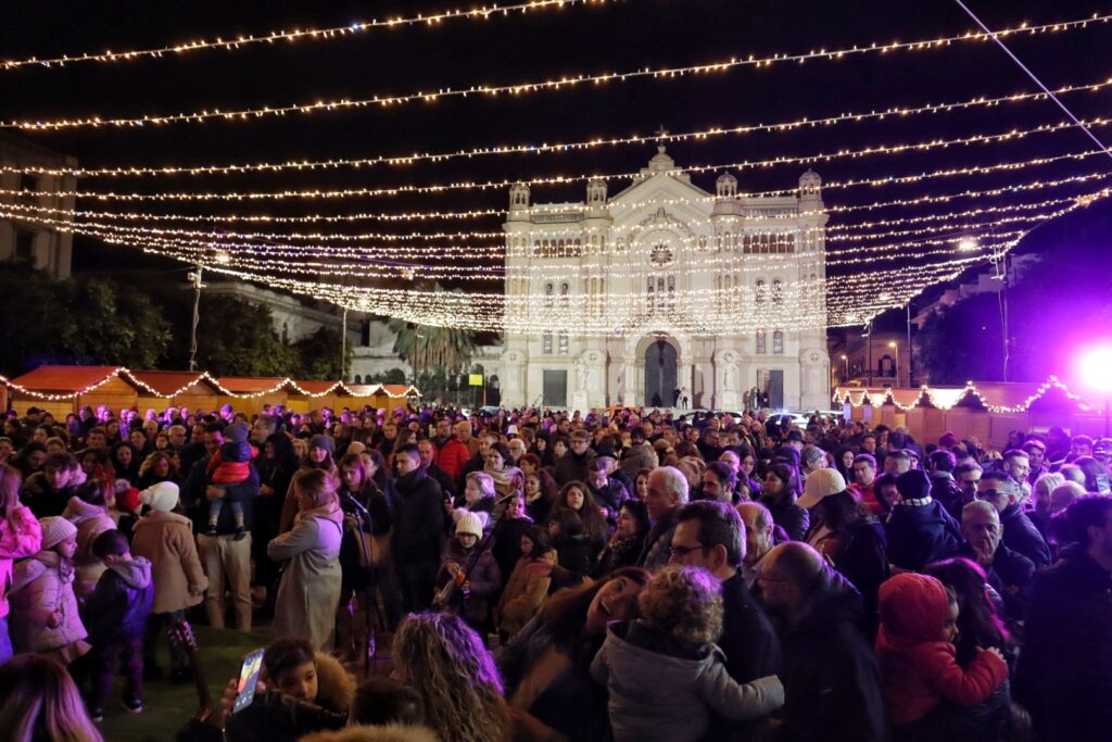 accensione albero natale reggio 2023