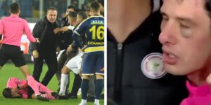 Aggressione arbitro in Turchia