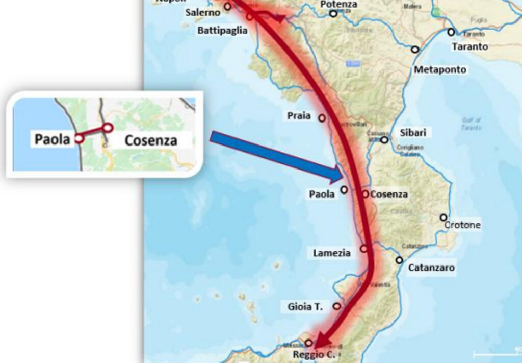 alta velocità salerno reggio calabria
