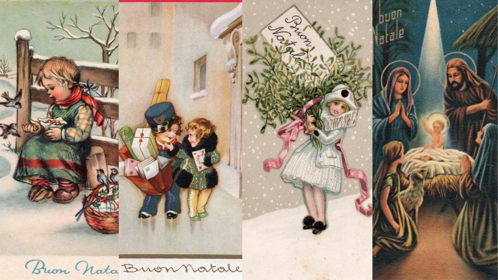 Set Di 10 Cartoline Natalizie Con Buste E Inserti - Carta Di Alta Qualità, Dorature In Rilievo, Per Auguri Personalizzati