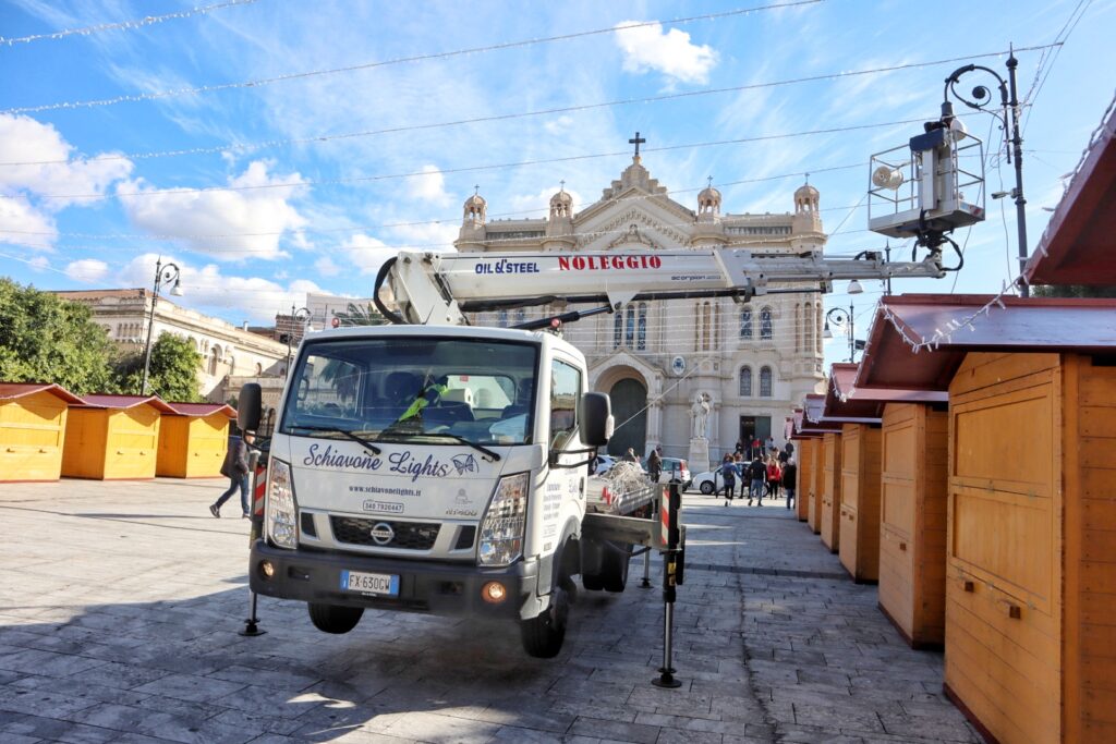 casette di legno piazza duomo reggio calabria
