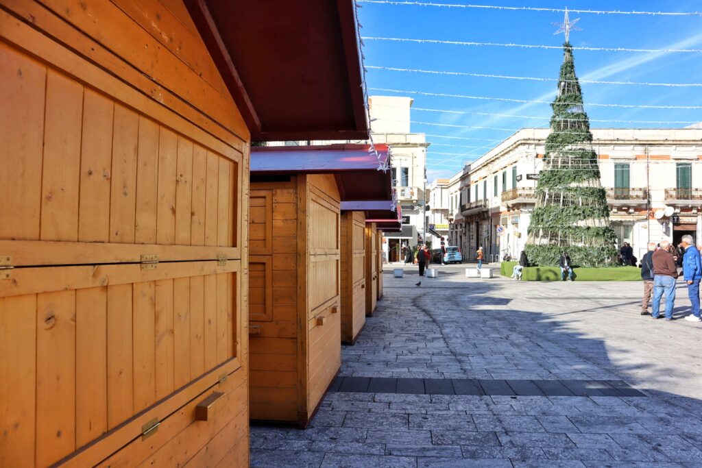 casette di legno piazza duomo reggio calabria