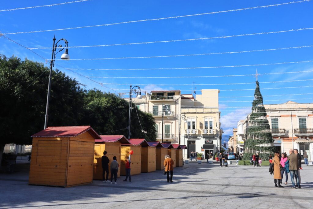 casette di legno piazza duomo reggio calabria