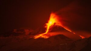 etna in eruzione