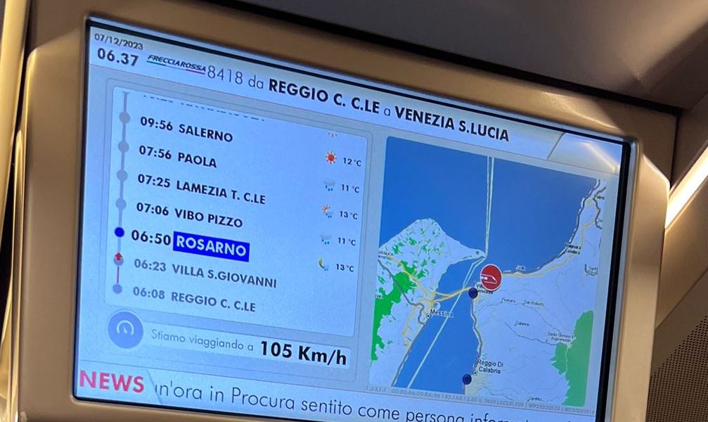 fermate frecciarossa reggio calabria roma