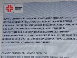 guardia medica roccaforte del greco