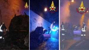 incendio auto messina