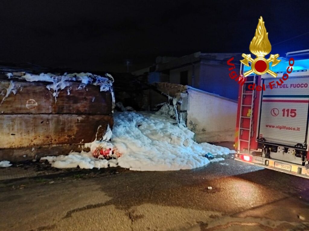 incendio messina