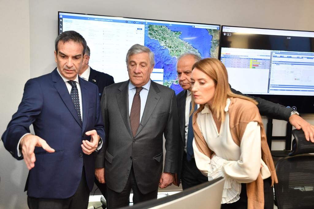 occhiuto - tajani - piantedosi - metsola