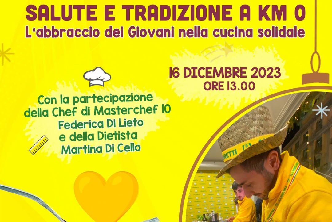 pranzo solidale giovani Coldiretti