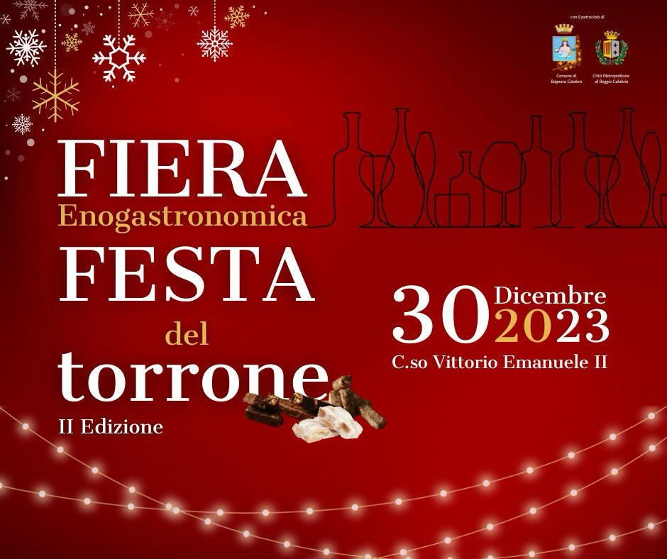 fiera del torrone di bagnara